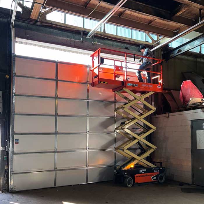 Commercial overhead garage door service near Maple Heights, Ohio
