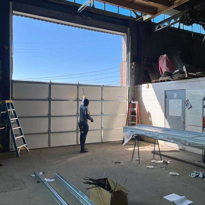 Commercial overhead garage door service in Orange Ohio