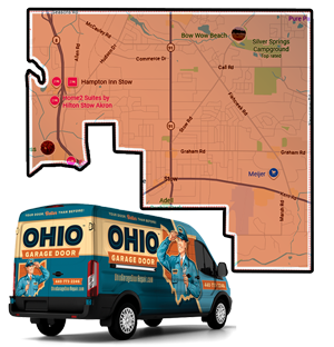 Ohio Garage Door Repair serving the entire Stow, Ohio area